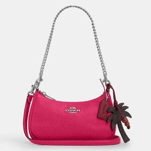 New🩷🌴CoachTeri Mini Crossbody Bag With Palm Tree Charm